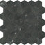 Galaxia Nero in Hexagon Mosaic Polished Natural Stone