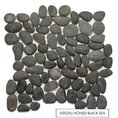 Anatolia Pebbles in Honed Black Sea