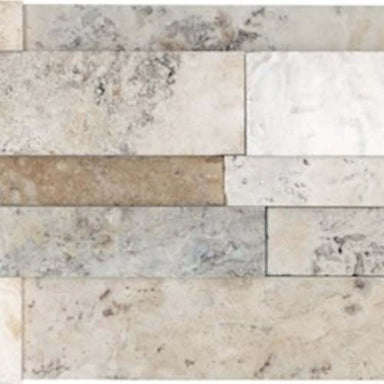 Picasso in Honed Cubics Cambria Strips Natural Stone