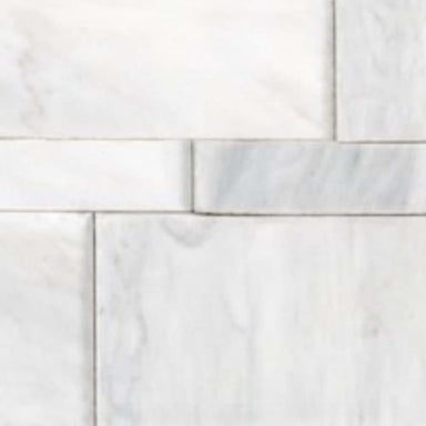 Bianco Venatino in Honed Cubics 6x24 Wall Panels Natural Stone