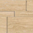 Splitface & Cubics in Siena Avorio Veincut 6x24 Cubic Wall Panels Honed Natural Stone