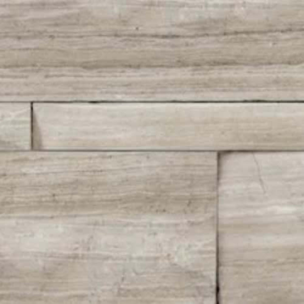 Strada Mist in Honed Cubics 6x24 In Wall Panels Natural Stone