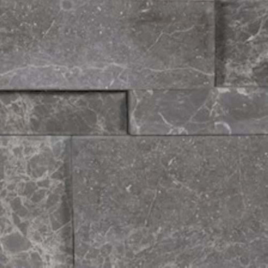 Splitface & Cubics in Stark Carbon 6x24 Cubic Wall Panels Polished