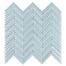 Seasons in Celestial Herringbone Glass Tile