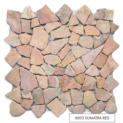 Indonesian Pebbles in Sumatra Red Natural Stone
