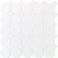 Octagon & Dot in Matte White With 01 White Matte Dot 2x2 Tile