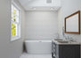The Finish Line in Jeweled Hex Pale Beige