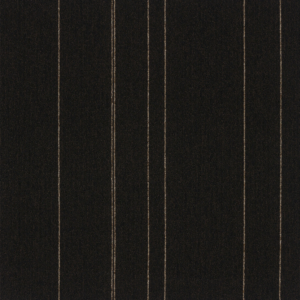 Uplink Groove Tile in Licorice Carpet Tile