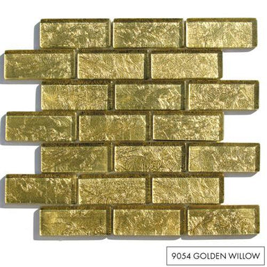 Folia in Golden Willow Glass Tile