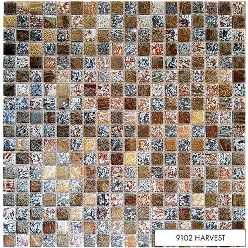 Micro Folia in Harvest Glass Tile
