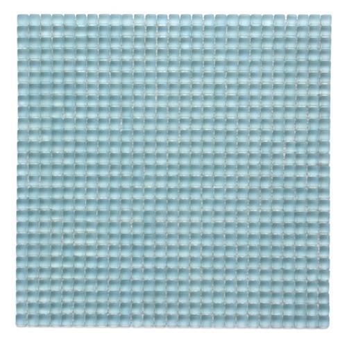 Atlantis Glass in Beluga Dark Frosted Glass Tile