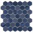 Monet Magic in Marina Hex Glass Tile