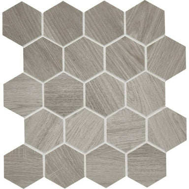 Aequa in Cirrus Hex Mosaic Tile