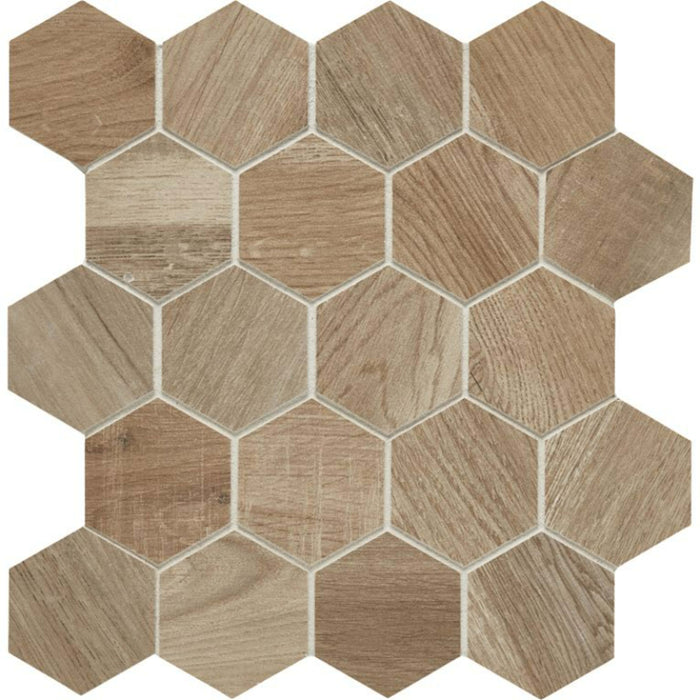 Aequa in Silva Hex Mosaic Tile