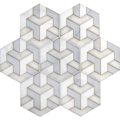 Alston Tribeca in Beige - Hexagon Natural Stone