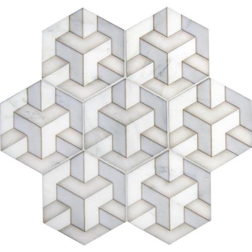 Alston Tribeca in Beige - Hexagon Natural Stone