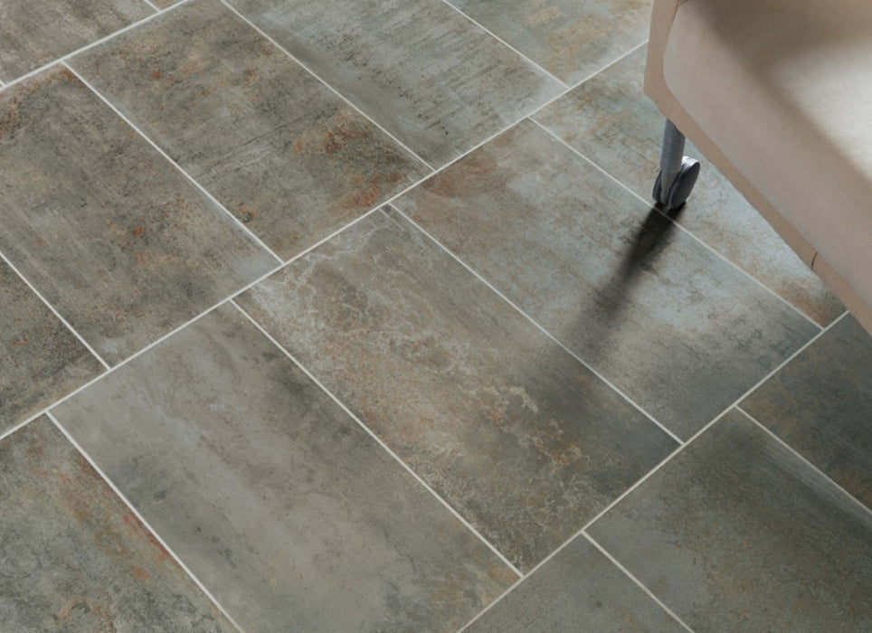 Altered State in Steel Gaze 12"x24"