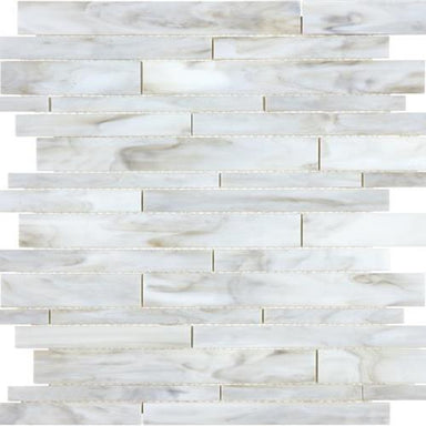 Baroque in Calacatta - Random Glass Tile