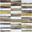 Baroque in Peperino - Stacked Glass Tile