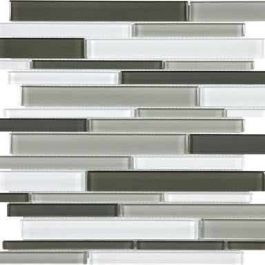 Element in Mineral - Random Mosaic Glass Tile