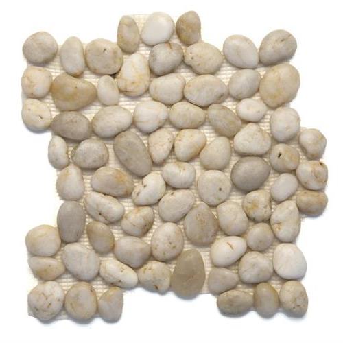 Anatolia Pebbles in White Onyx