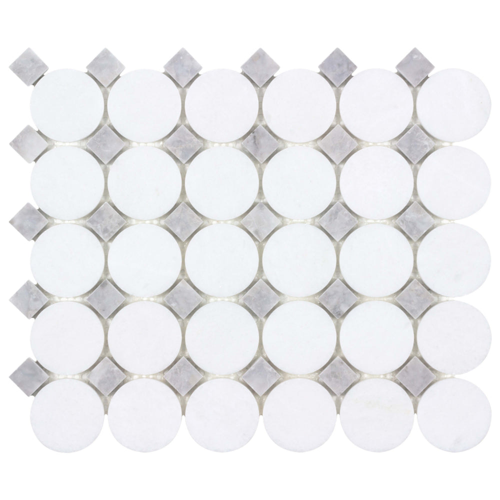 The Finish Line in Manor Gray Buttons Natural Stone