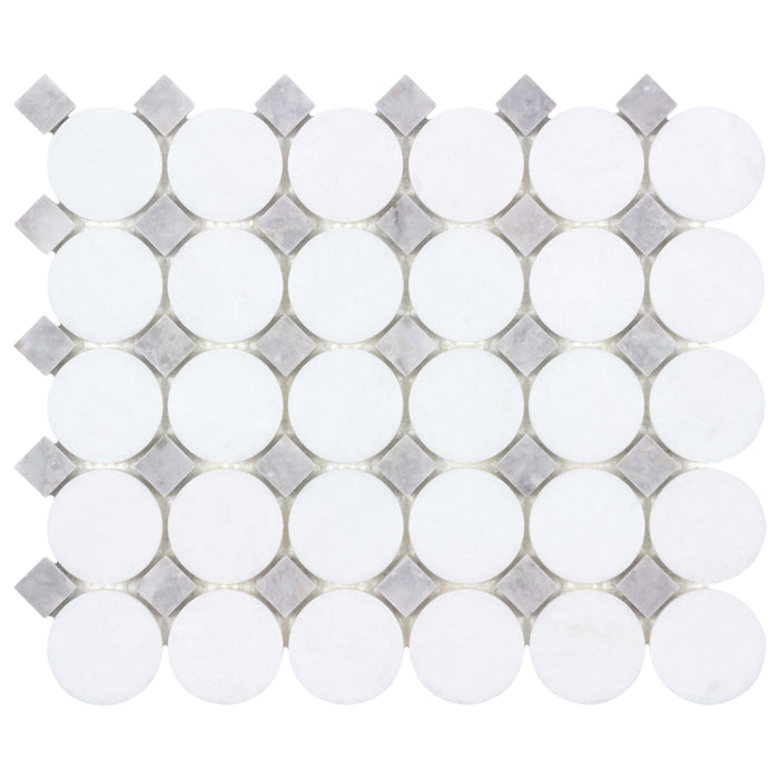 The Finish Line in Manor Gray Buttons Natural Stone