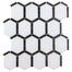 The Finish Line in Jeweled Hex Sable Black Natural Stone