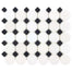 The Finish Line in Sable Black Buttons Natural Stone