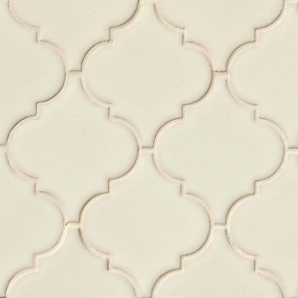 Highland Park in Antique White Arabesque Tile