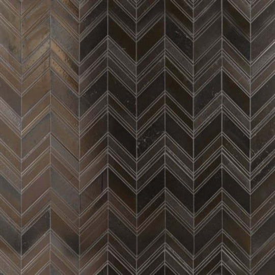 Art Lava in Chevron Metallic Bronze