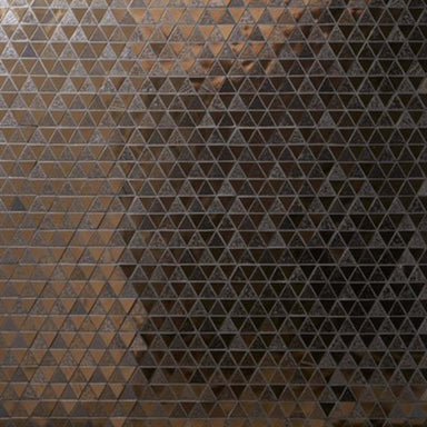 Art Lava in Triangles Metallic Bronze Natural Stone