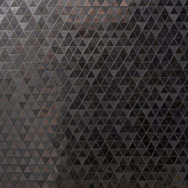 Art Lava in Triangles Metallic Iron Natural Stone