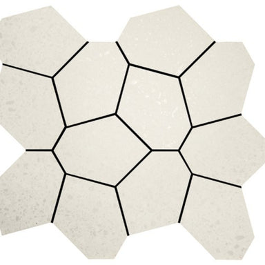 Alaska in Ice Mosaic 13"x15" Polygon Tile