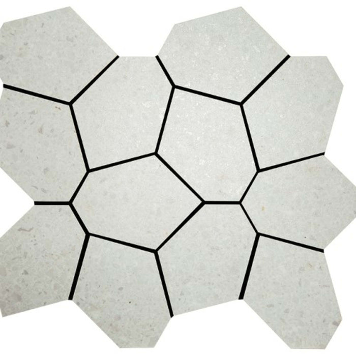 Alaska in Glacier Mosaic 13"x15" Polygon Tile