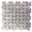 Basket Weave in Asian Statuary Honed With Lady Gray Dot Natural Stone
