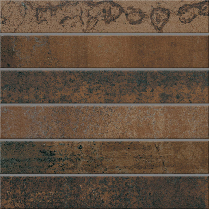 Altered State in Copper Core Mosaic 2"x12" Tile