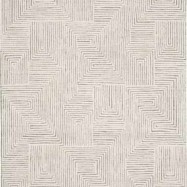 Algiers Black/White in Black/White 8'X10' Area Rugs