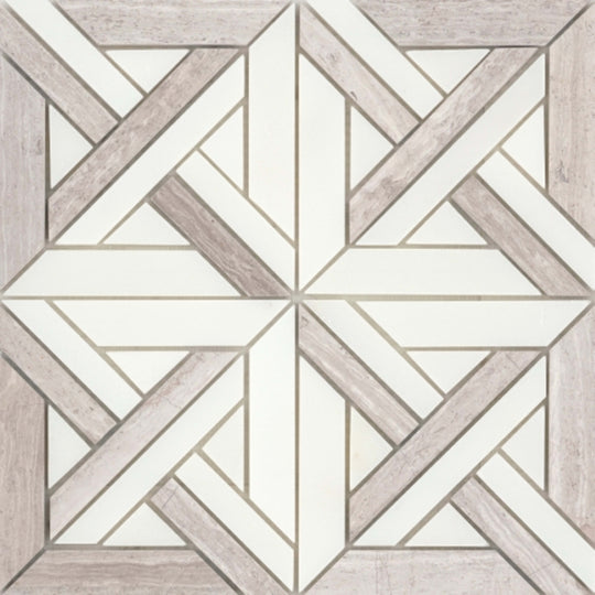 Alluro in Mini Castle Cream 12" X 12"