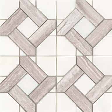Alluro in Mini Manor Cream 12" X 12" Natural Stone