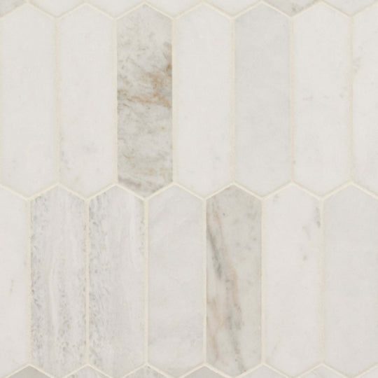 Arabescato Venato White in Arabescato Venato White Picket Honed