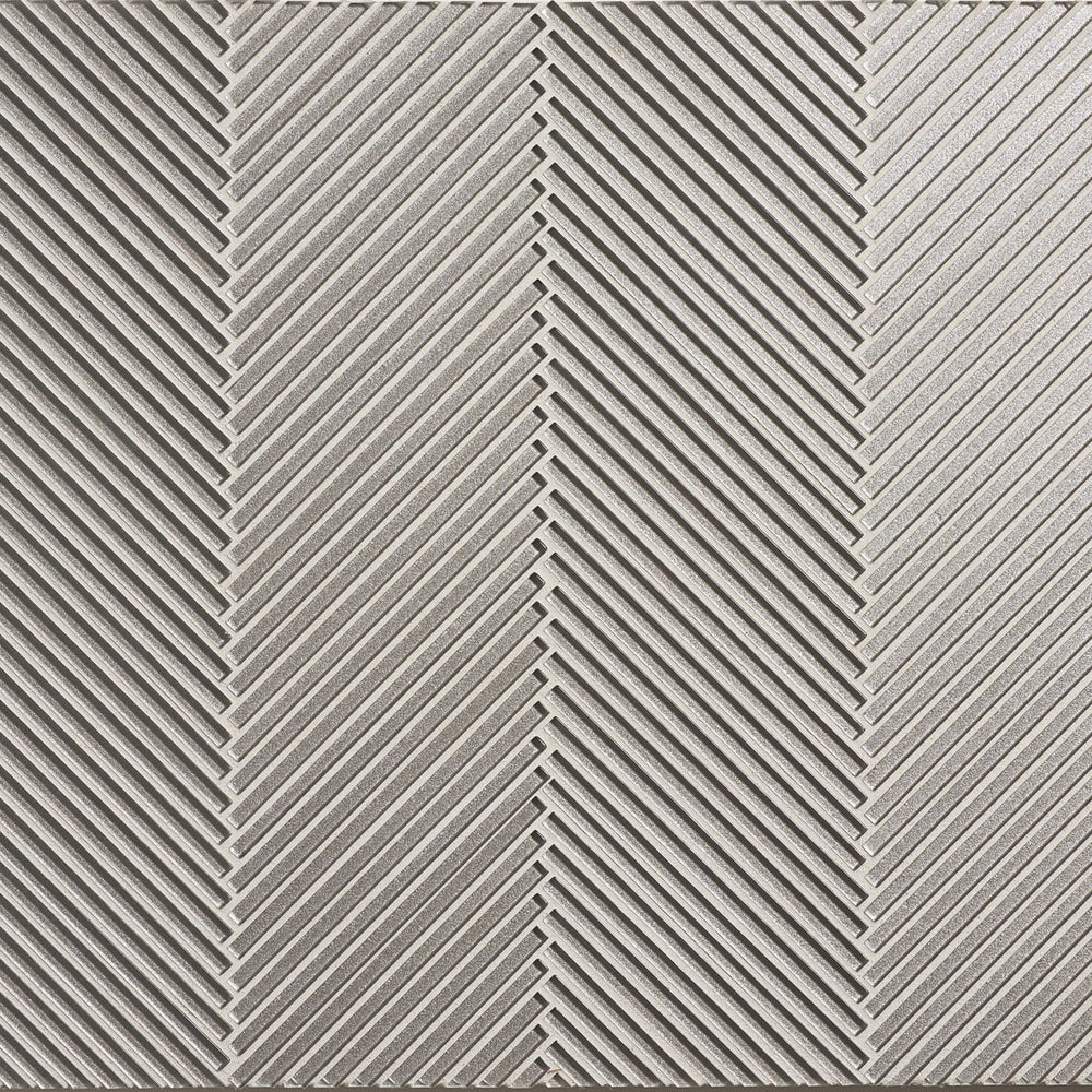 Astoria - French 75 in French 75 Flute Herringbone Silk Glass Tile