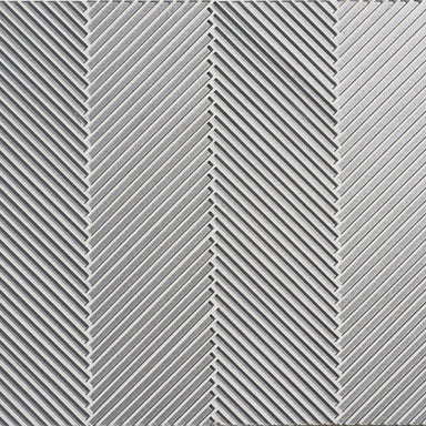 Astoria - Side Car in Side Car Flute Herringbone Silk Glass Tile