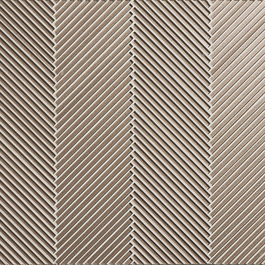 Astoria - Southside in Southside Flute Herringbone Silk Glass Tile