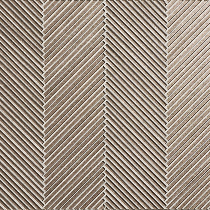 Astoria - Southside in Southside Flute Herringbone Silk Glass Tile