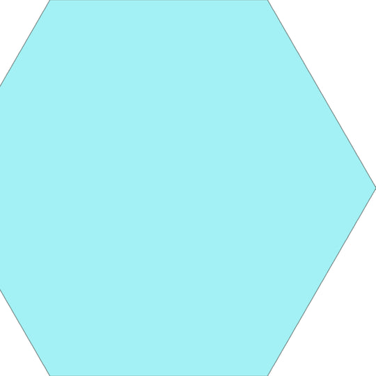 Basic Hex in Aqua