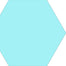 Basic Hex in Aqua Tile