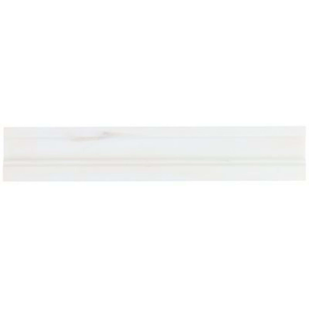Bianco Dolomite in Premium Modrail 2x12 Honed Natural Stone