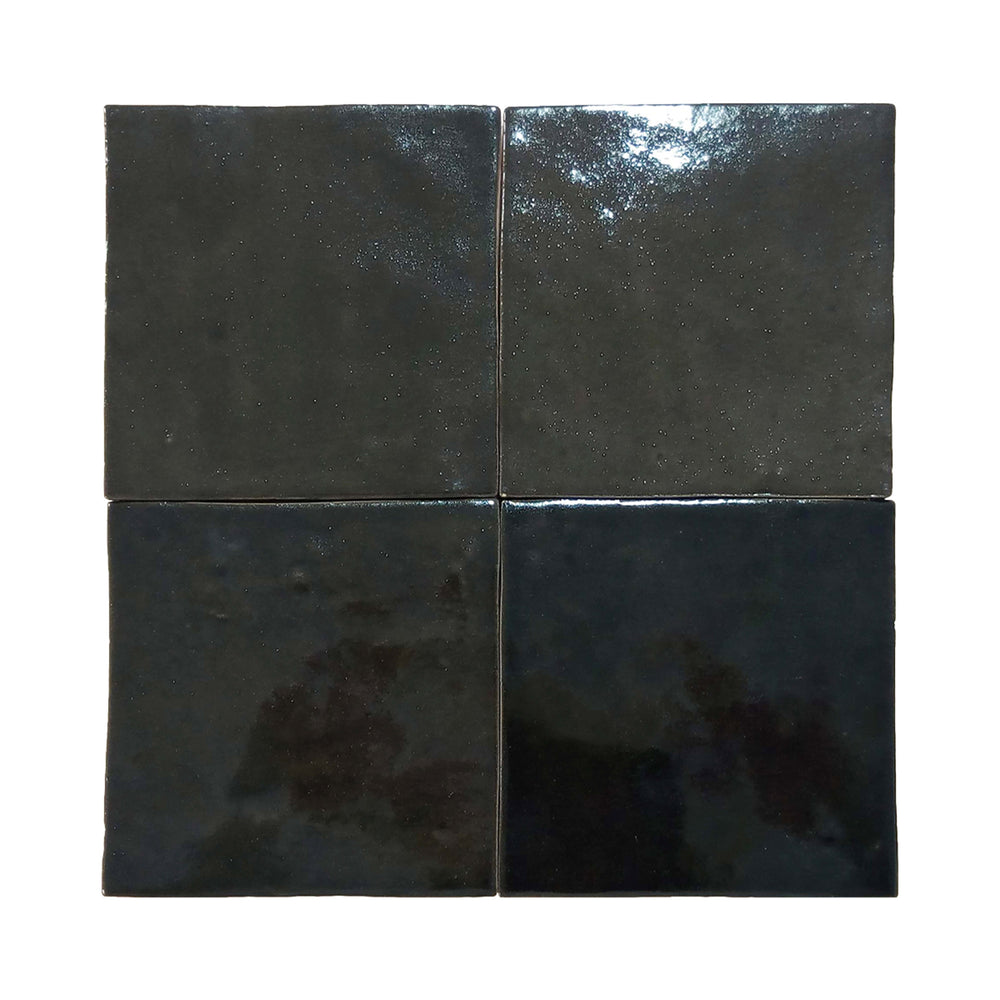 Marrakesh in Berber Black 4x4 Tile