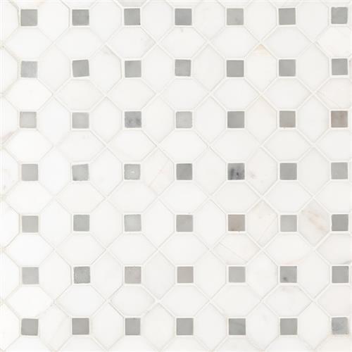 Bianco Dolomite in Bianco Dolomite - Dotty